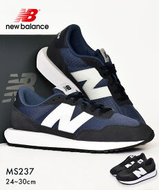 ニューバランス MS237 NEW BALANCE スニーカー メンズ レディース ブラック 黒　ネイビー 紺 MS237CA MS237CC NB シューズ ブランド スポーツ カジュアル ロゴ ローカット 定番 人気 通勤 通学 学生 オフィス 部活 運動 靴 おしゃれ 厚底