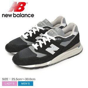 sUSAfׁItj[oX 998 Made in USA 998 NEW BALANCE Xj[J[ Y fB[X ubN  U998BL V[Y C [Jbg ʋ ʊw ₷ ₷ ɂ u
