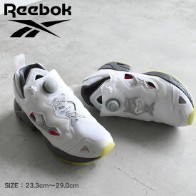 【店内全品★P5倍！】リーボック インスタポンプ フューリー 95 REEBOK スニーカー メンズ レディース ホワイト 白 グレー INSTAPUMP FURY 95 GZ1615 ポンプ 厚底 シューズ ブランド カジュアル ミドルカット ストリート シンプル スポーティ ロゴ 靴 運動