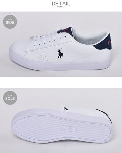 楽天市場 全品対象 50円引きクーポン ポロ ラルフローレン Polo Ralph Lauren スニーカー レディース ホワイト 白 ネイビー Theron Rf Rf Rf Rf シューズ ローカット ブランド カジュアル シンプル ワンポイント アウトドア レジャー 靴