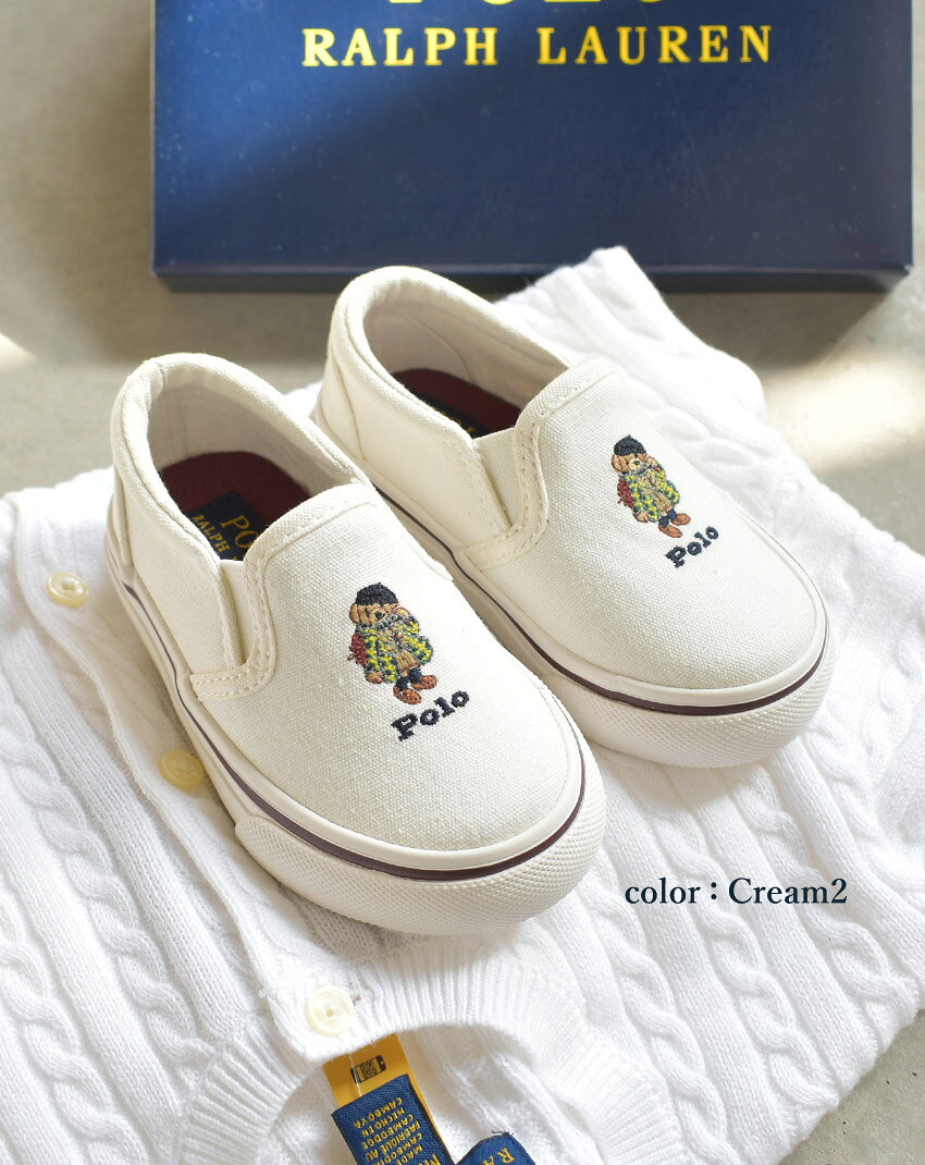 ポロ ラルフローレン TD キートン スリッポン ベア POLO RALPH LAUREN スニーカー キッズ ジュニア 子供 ポロベア 女の子 男の子 ネイビー 紺 TD KEATON SLIP ON BEAR RF104028 RF104013 RF104246 RF104260 靴 シューズ ローカット|slz| - メイン画像 3