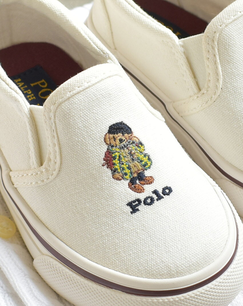 ポロ ラルフローレン TD キートン スリッポン ベア POLO RALPH LAUREN スニーカー キッズ ジュニア 子供 ポロベア 女の子 男の子 ネイビー 紺 TD KEATON SLIP ON BEAR RF104028 RF104013 RF104246 RF104260 靴 シューズ ローカット|slz| - メイン画像 5