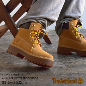 �e�B���o�[�����h STONE STREET 6 IN LACE WATERPROOF BOOT TIMBERLAND �u�[�c ���f�B�[�X �u���E�� �� TB1A5RJD231 �V���[�Y �C �C�R ���[�X�A�b�v �{�v �X�g���[�g �J�W���A�� �V���v�� �k�o�b�N���U�[ �h�� 