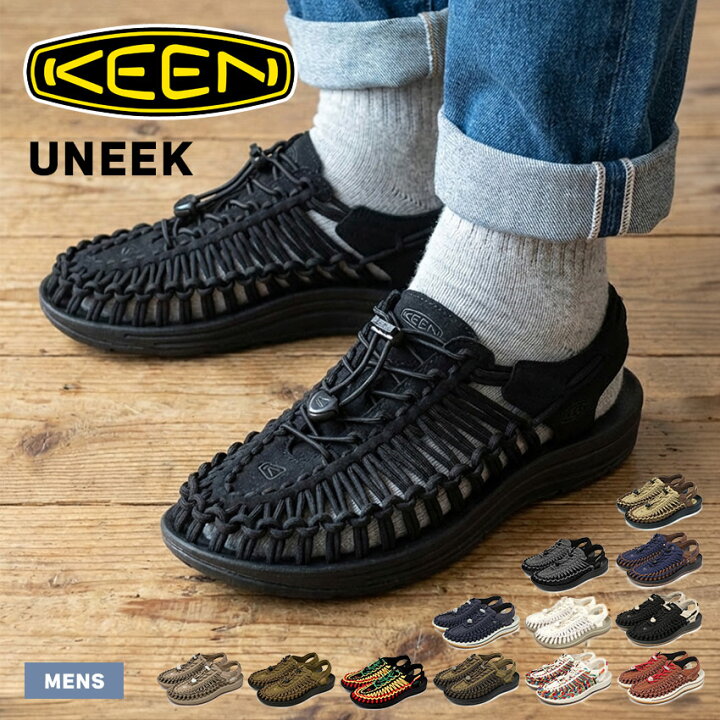 楽天市場】キーン ユニーク KEEN サンダル メンズ ブラック 黒 
