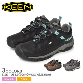 キーン ターギー ロー WP KEEN ハイキングシューズ レディース キッズ ジュニア 子供 ブラック 黒 ブラウン 茶 TARGHEE LOW WP 1026294 1026984 1026295 靴 シューズ スニーカー ハイキング アウトドアシューズ アウトドア スポーツ 運動