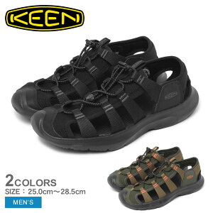 キーン シーニック エイチツー KEEN サンダル メンズ グリーン 緑 ブラック 黒 SEANIK H2 1030387 1030389 靴 シューズ スポーツサンダル スポサン ブランド シンプル 通気性 軽量 耐久性 フィット感