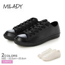 ミレディ スニーカーレインシューズ MILADY レインシューズ レディース ブラック 黒 ホワイト 白 ML953 靴 スニーカー…