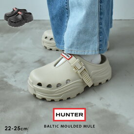 ハンター BALTIC MOULDED MULE HUNTER サンダル レディース ブラック 黒 ベージュ HFRW0004252 靴 シューズ クロッグサンダル スポーツサンダル スポサン ブランド スポーティー アウトドア おしゃれ レジャー |slz|