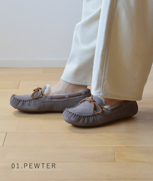 楽天市場】アグ ダコタ UGG モカシン レディース ブラック 黒 ブラウン  