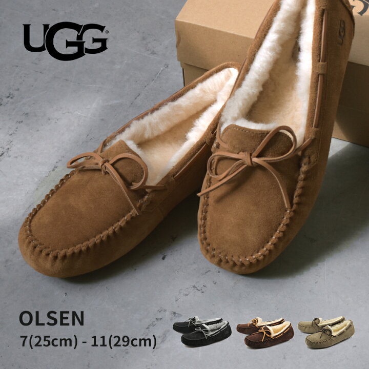 楽天市場 Ugg アグ モカシン メンズ ファー ボア 靴 オルセン Olsen カジュアル シューズ スリッポン ローファー 本革 シープスキン 男性 おしゃれ ブランド 売れ筋 秋 冬 防寒 あったか Z Craft