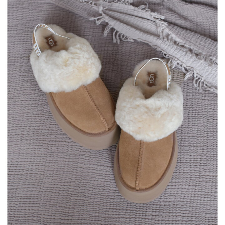 楽天市場】アグ ファンケット UGG サンダル レディース ブラック 黒  