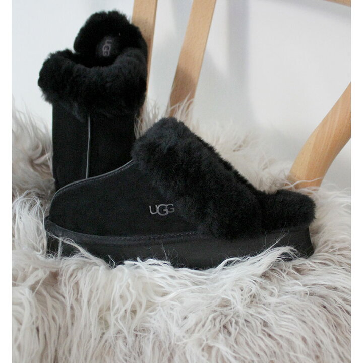楽天市場】アグ ディスケット UGG スリッパ レディース ブラック 黒 