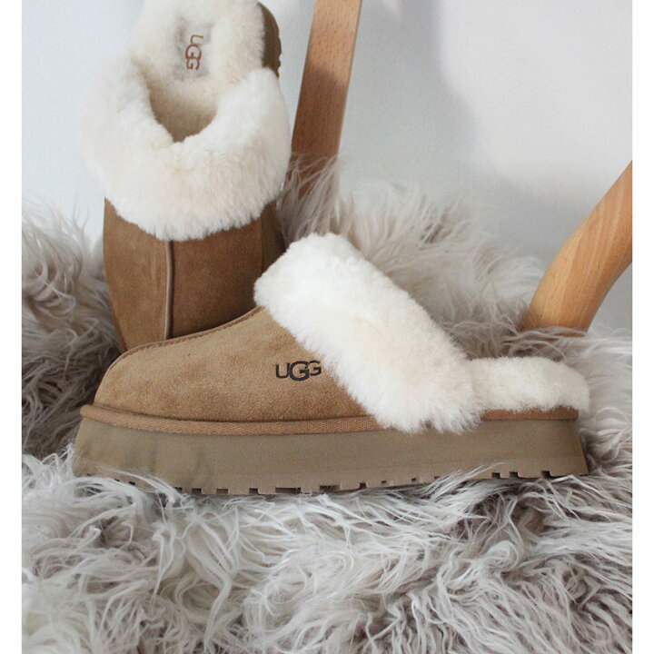 楽天市場】アグ ディスケット UGG スリッパ レディース ブラック 黒  