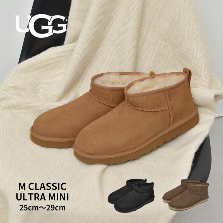 楽天市場】アグ M クラシック ウルトラ ミニ UGG ブーツ メンズ 