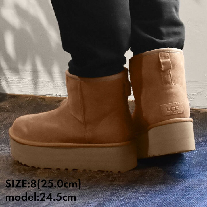 楽天市場】アグ UGG クラシックミニ 厚底 ムートンブーツ レディース 