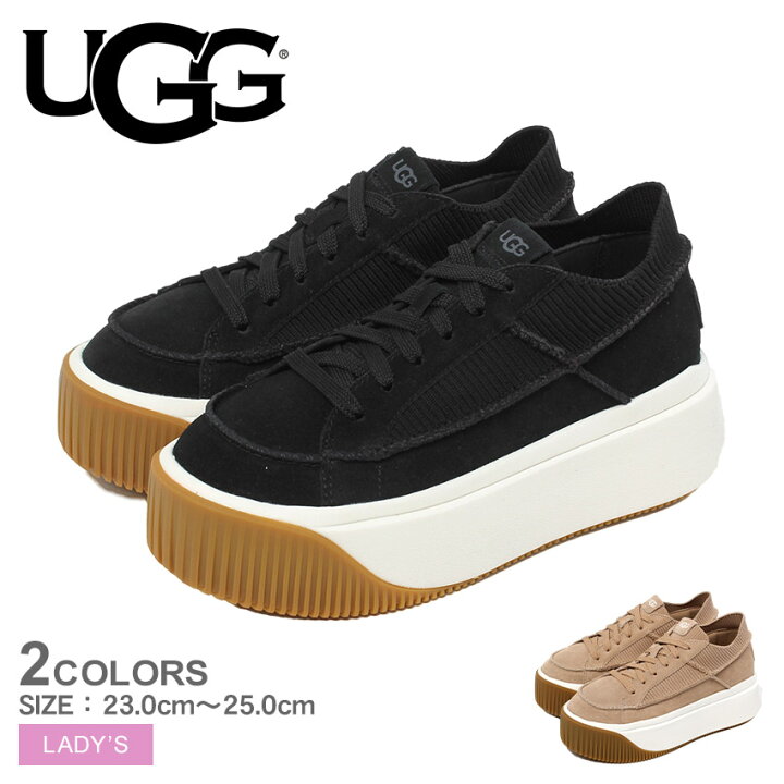 楽天市場】UGG アグ スニーカー 厚底 レディース 1152717 EZ-DUZZIT 