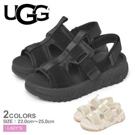 アグ キャップトレイル ストラップ サンダル UGG サンダル レディース ブラック 黒 ベージュ CAPTRAIL STRAP SANDAL 1167496 靴 シューズ スポーツサンダル ストラップサンダル 無地 カジュアル シンプル スポーティ 面ファスナー