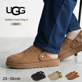 アグ ゴールデンコースト クロッグII UGG サンダル メンズ ブラック 黒 ブラウン 茶 Goldencoast Clog II 1166915 靴 シューズ スリッポン スリップオン サボ クロッグサンダル ブランド かわいい カジュアル ギフト 軽量 スリッパ風 履きやすい デイリー