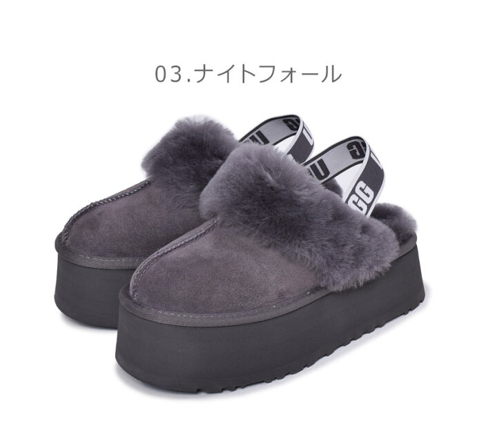 楽天市場】アグ ファンケット UGG サンダル レディース ブラック 黒 