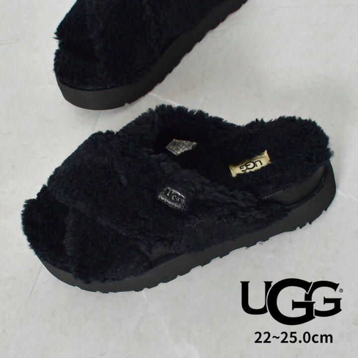 楽天市場】アグ ファズシュガークロススライド UGG ファーサンダル 