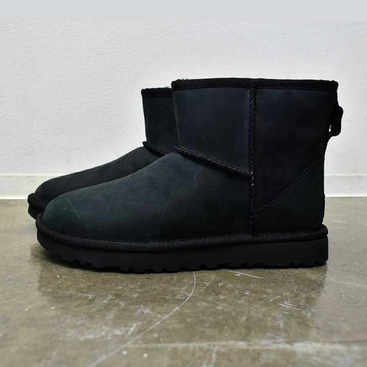 楽天市場】UGG アグ クラシックミニ レザーブーツ ムートンブーツ 