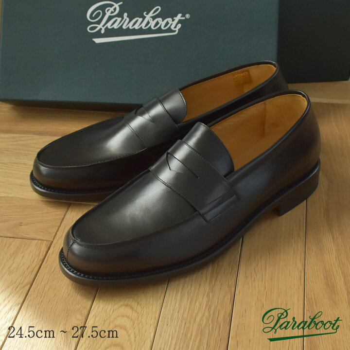 楽天市場】パラブーツ アドニス PARABOOT ローファー メンズ ブラック 