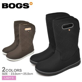 ボグス BOGA BOOTS MID QUILTING BOGS スノーブーツ レディース ブラック 黒 ブラウン 79134 ブーツ ミドルブーツ スノーブーツ ウォータープルーフ 防水 ウィンターブーツ カジュアル 靴 保温 暖かい 雪 キルティング ボア