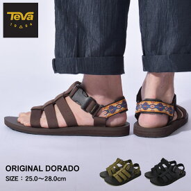 【店内全品★P2倍！】テバ オリジナル ドラド TEVA サンダル メンズ ブラック 黒 ブラウン 茶色 ORIGINAL DORADO 1110640 スポーツサンダル スポサン ビーチサンダル ビーサン ブランド ベルト レジャー カジュアル おしゃれ スポーティー 人気