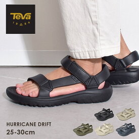 【店内全品★P5倍！】テバ M ハリケーンドリフト TEVA サンダル メンズ ブラック 黒 グレー M HURRICANE DRIFT 1124073 スポーツサンダル スポサン ブランド スポーティー ストリート アウトドア ストラップ ビーチサンダル おしゃれ 軽量 レジャー アウトドア