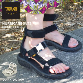 【店内全品★P5倍！】テバ ハリケーン XLT2 グラディエーター OC TEVA サンダル レディース ブラック 黒 グレー HURRICANE XLT2 GLADIATOR OC 1114354 テヴァ スポーツサンダル スポサン ボーンサンダル ブランド おしゃれ かわいい レザー 本革 シンプル