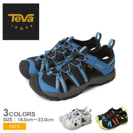 【5日0時～★こどもの日SALE】テバ マナティー TEVA スリッポン キッズ ジュニア 子供 ブラック 黒 グレー MANATEE 1019403C 男の子 女の子 子ども サンダル スポサン スポーツサンダル シューズ ブランド カジュアル シンプル アウトドア 調整 調節 海 川 山 旅行