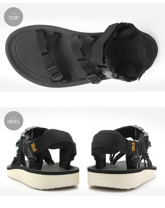楽天市場】TEVA テバ アルプ プレミア サンダル レディース ブラック 