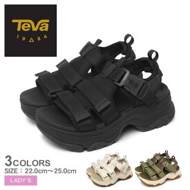 テバ ハリケーン アンプソール ガイラ TEVA サンダル レディース カーキ ブラック 黒 HURRICANE AMPSOLE GAILA 1164570 スポーツサンダル スポサン 厚底 ヒール ブランド バックストラップ カジュアル シンプル おしゃれ スポーティ