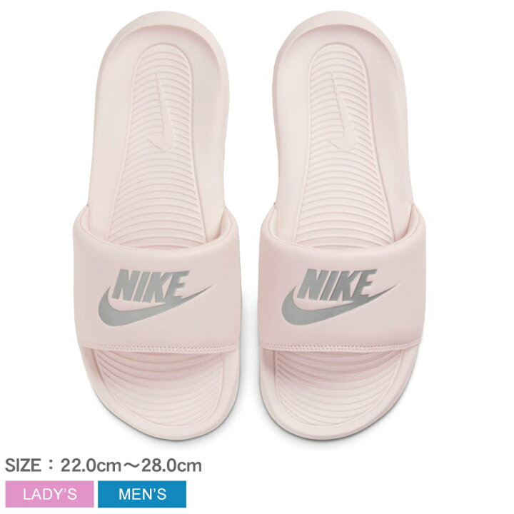 楽天市場 ナイキ W ビクトリー One スライド Nike サンダル メンズ レディース ピンク シルバー W Victori One Slide Cn9677 シューズ シャワーサンダル シャワサン ブランド スポーツサンダル スポサン コンフォート シンプル スポーツ スポーティ Z Craft