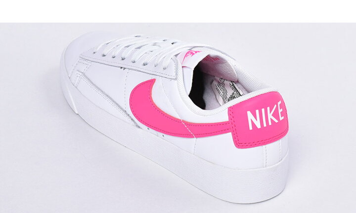 ナイキ レディース ブレイザー 白色 ピンク スニーカー ホワイト