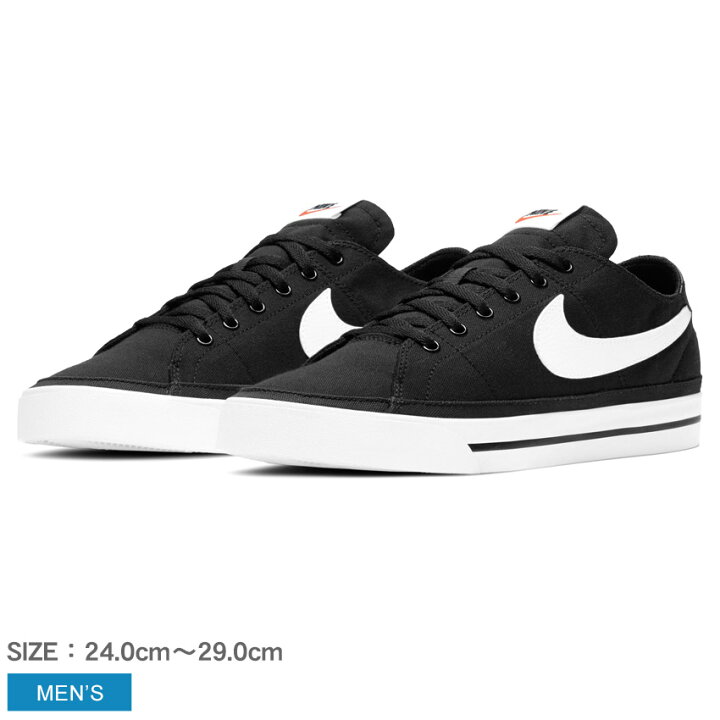 楽天市場 全品対象 50円引きcp ナイキ コート レガシー キャンバス Nike スニーカー メンズ ブラック 黒 Court Legacy Cnvs Cw6539 シューズ キャンバススニーカー ブランド ローカット カジュアル シンプル ストリート スポーティ アウトドア 靴 通勤 通学 人気