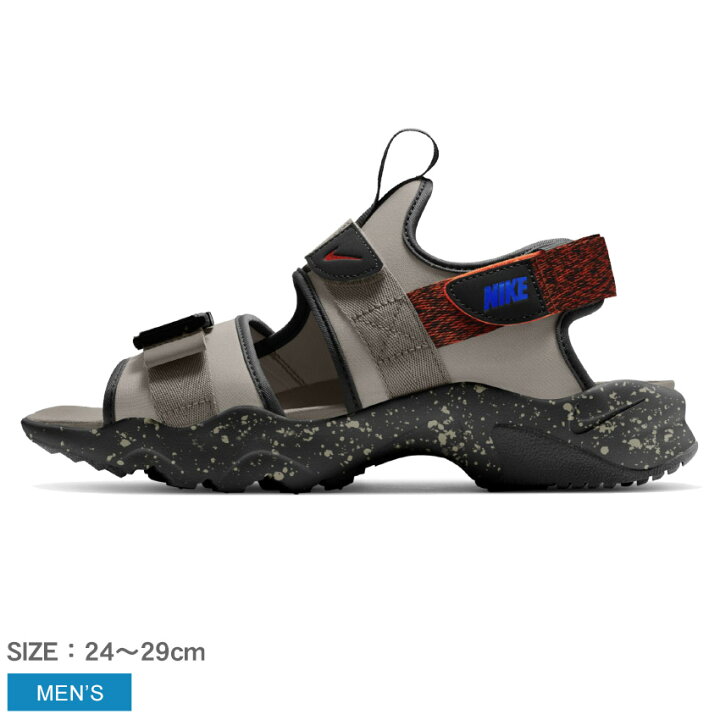 楽天市場 ナイキ キャニオン サンダル Nike サンダル メンズ グレー Canyon Sandal Ci8797 スポサン スポーツサンダル コンフォート シューズ アウトドア レジャー 海 川 軽量 プール おしゃれ ブランド Z Craft