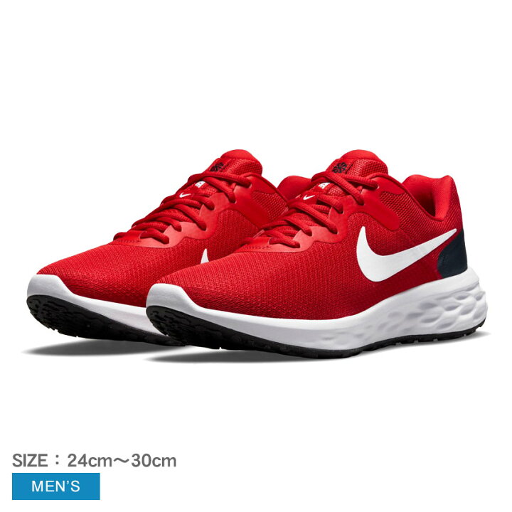 楽天市場 ナイキ レボリューション 6 ネクスト ネイチャー Nike ランニングシューズ メンズ レッド 赤 ホワイト 白 Dc3728 600 シューズ 靴 スポーツ ランニング ジョギング シンプル ブランド スポーティ 運動 ジム トレーニング ローカット Z Craft