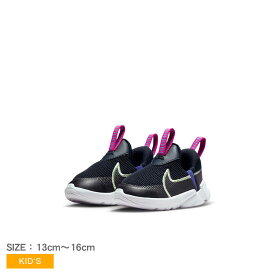 【店内全品★P5倍！】ナイキ フレックス プラス 2 TD NIKE スニーカー キッズ ベビー ジュニア 子供 ブラック 黒 ピンク ブルー 青 FLEXPLUS2(TD) DV8998-400 男の子 女の子 子ども シューズ スリッポン ブランド ローカット シンプル スポーティー 靴 公園|slz|