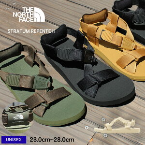 ザ・ノース・フェイス ストレイタム レペンテ II THE NORTH FACE サンダル ユニセックス ブラック 黒 ホワイト 白 Stratum Repente II NF52351 スポサン スポーツサンダル 軽量 軽い EVA ブランド シンプル