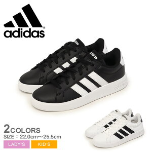 �A�f�B�_�X �O�����h�R�[�g 3.0 ADIDAS �X�j�[�J�[ ���f�B�[�X �L�b�Y �W���j�A �q�� �z���C�g �� �u���b�N �� GRANDCOURT 3.0 JP9365 JP9366 �C �R�C ���[�X�A�b�v �ʋ� �ʊw �^�� �e�j�X ���n ���[�J�b