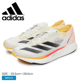 【店内全品★P5倍！】アディダス アディゼロ タクミ セン 10 ADIDAS ランニングシューズ メンズ ホワイト 白 ADIZERO TAKUMI SEN 10 MAU06 靴 シューズ スニーカー ランニング ランシュー トレーニング ブランド ローカット シンプル スポーティ スポーツ