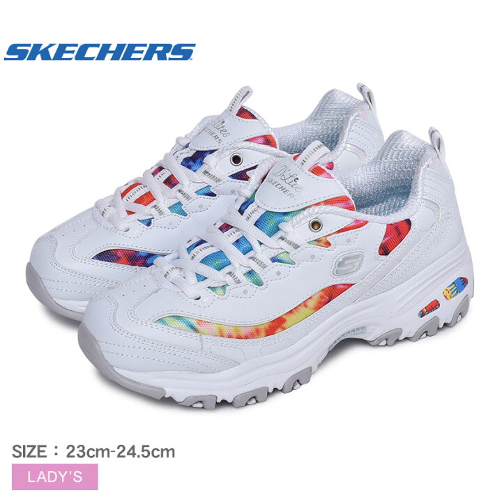 楽天市場 150円引きcp 対象 Skechers スケッチャーズ スニーカー ディライト サマーフィエスタ Dlites Summer Fiesta 厚底 レディース 靴 ブランド ダッドシューズ 白 おしゃれ Z Craft