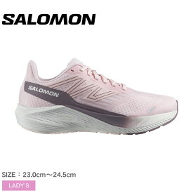 【店内全品★P2倍！】サロモン AERO BLAZE SALOMON ランニングシューズ レディース ピンク ホワイト 白 L47208600 靴 シューズ スニーカー スポーツ トレーニング 運動 マラソン 軽量 ローカット ローカットスニーカー ランニング