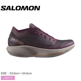 サロモン PHANTASM SALOMON ランニングシューズ レディース パープル 紫 L41610600 靴 シューズ スニーカー スポーツ トレーニング 運動 マラソン ローカット ローカットスニーカー ランニング