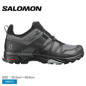 �T������ X ULTRA 4 WIDE GORE-TEX SALOMON �n�C�L���O�V���[�Y �����Y �u���b�N �� �O���[ L41289200 �C �V���[�Y �A�E�g�h�A �n�C�L���O �o�R ���s ������� �h�� ���� �͂���