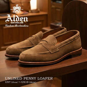 �I�[���f�� UNLINED PENNY LOAFER ALDEN ���J�V�� �����Y �x�[�W�� 6243F �C �a�m�C �y�j�[���[�t�@�[ ���[�t�@�[ �r�W�l�X�V���[�Y �v�C �{�v ���U�[ �J�[�t �u�����h �r�W�l�X �J�W���A�� �g���b�h 