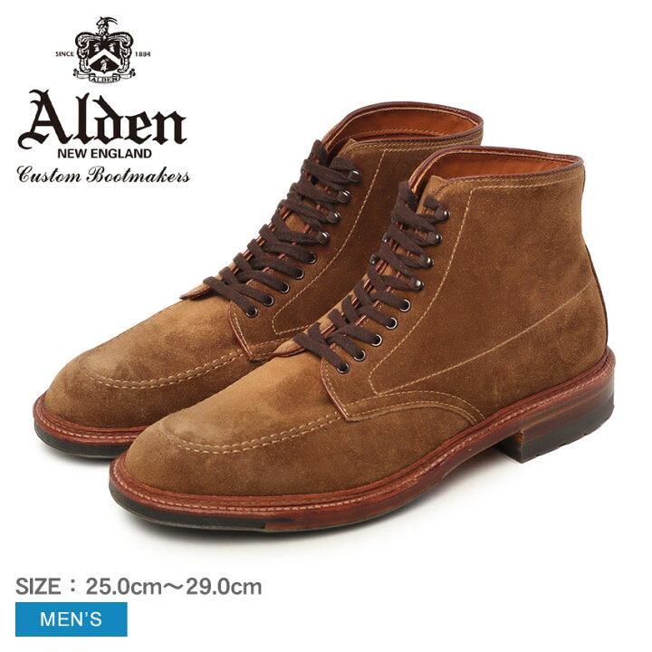 楽天市場】オールデン MOCC TOE BOOT ALDEN ブーツ メンズ ブラウン 