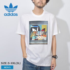 【店内全品★P2倍！】半袖 Tシャツ メンズ アディダス オリジナルス ADIDAS ORIGINALS ALFE TS SS TEE ホワイト 白 IB1404 トップス 夏 プリント おしゃれ 人気 定番 カジュアル スポーツ ブランド トレフォイル ロゴ クルーネック|slz|