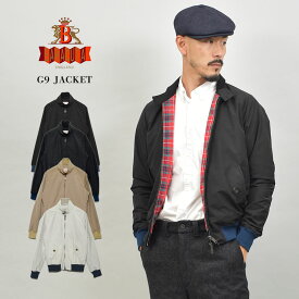 【店内全品★P2倍！】バラクータ ハリントンジャケット BARACUTA G NINE ジャケット メンズ ブラック 黒 ネイビー ベージュ ホワイト 白 THE G NINE JACKET BRCPS0779 BCNY1 レギュラーフィット トップス ウェア ブルゾン コート 羽織 上着 スウィングトップ